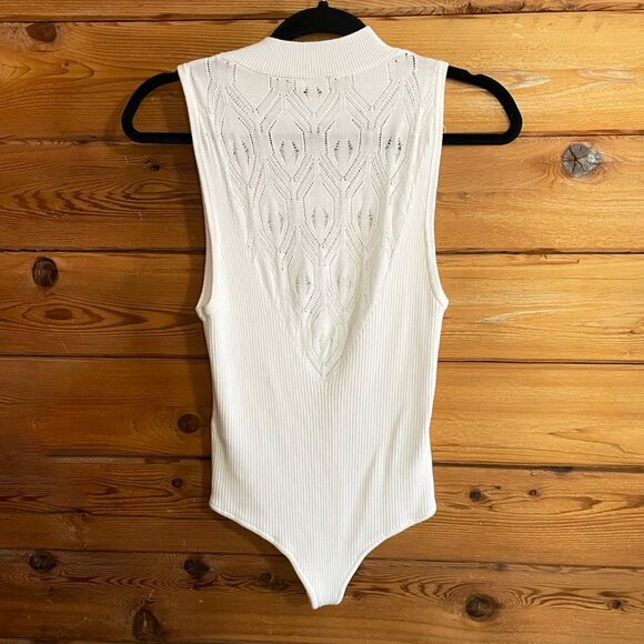 Free People On Point Mock Neck Bodysuit Size Large - Picture 3 of 7